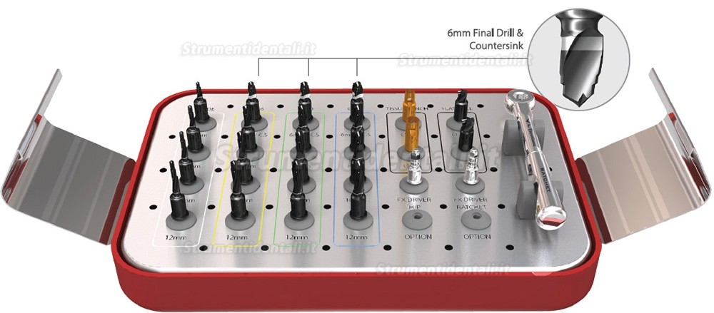 Kit per chirurgia con guida digitale Dentium XGSFK (Kit completo)